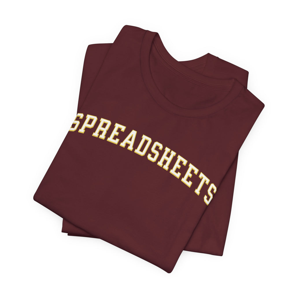 spreadsheets  tshirt