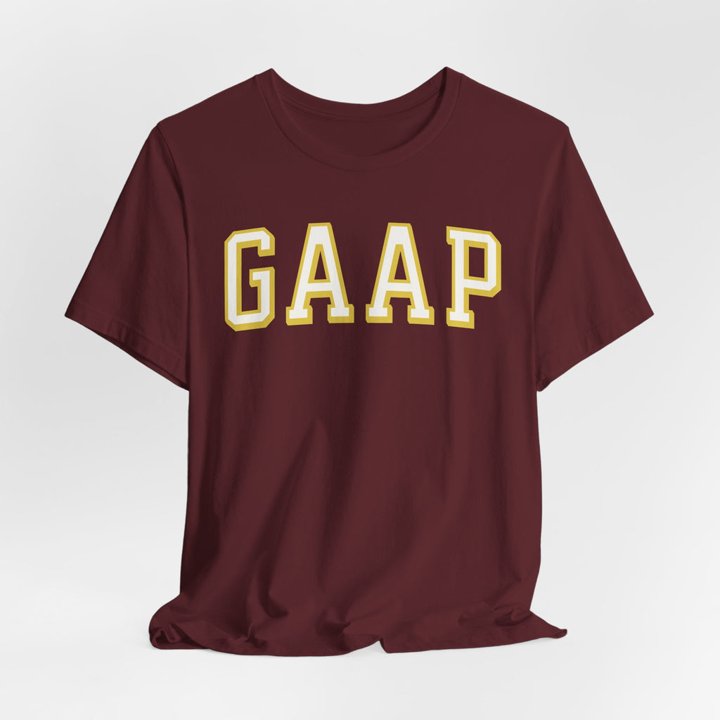 funny accountant, gaap tshirt