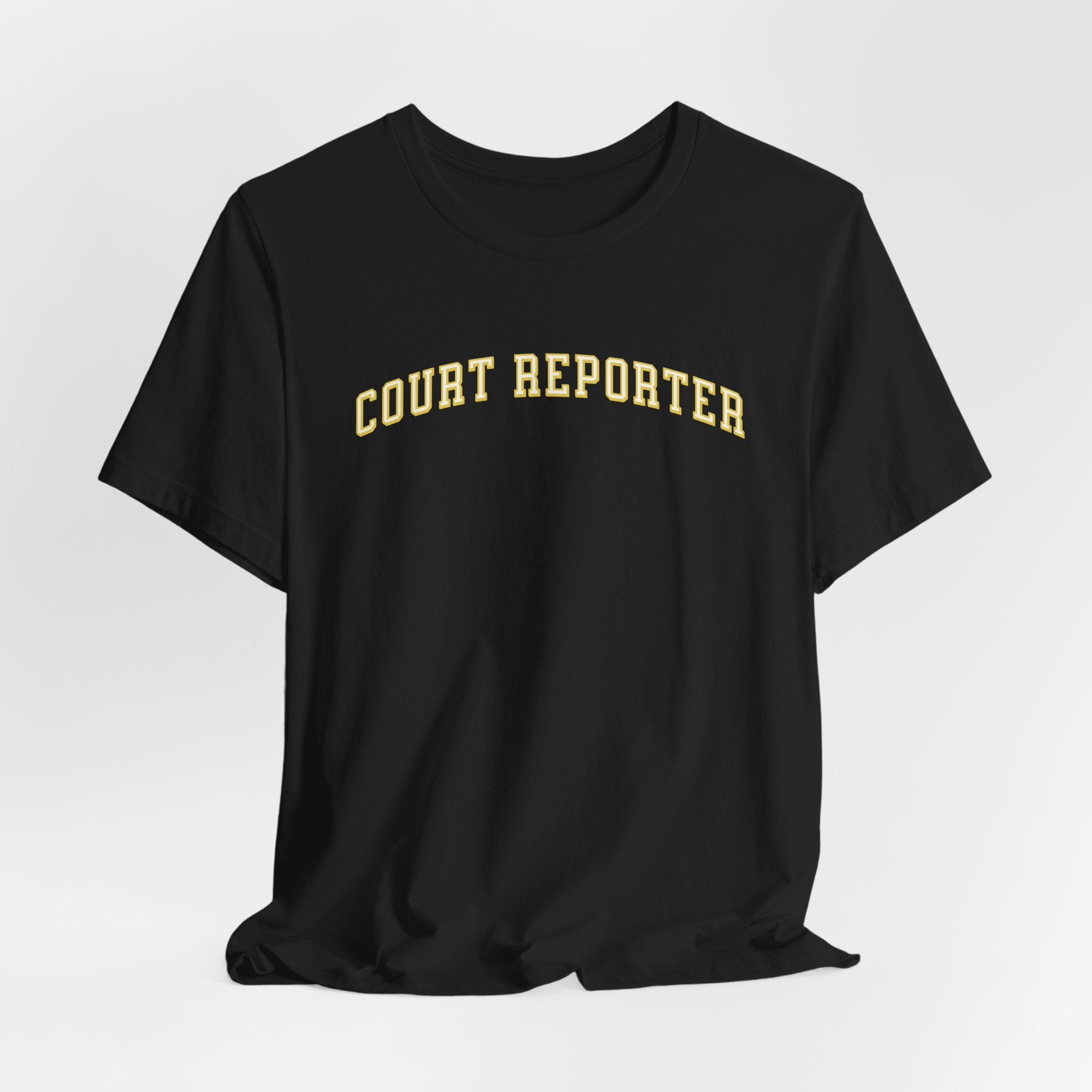 court reporter tshirt