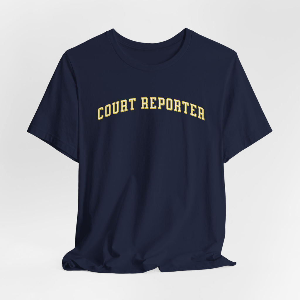 court reporter tshirt