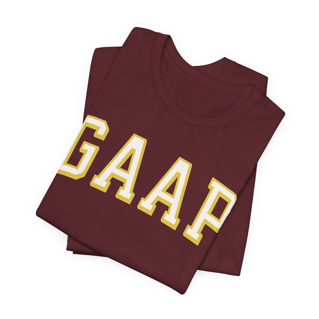 funny accountant, gaap tshirt